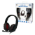 LogiLink HS0033 słuchawki/zestaw słuchawkowy Przewodowa Opaska na głowę Połączenia/muzyka Czarny, Czerwony
