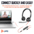 POLY Blackwire 3325 Stereo USB-C Headset +3.5mm Plug +USB-C/A Adapter
