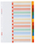 Kolma LongLife Numerieke tabbladindex Meerkleurig