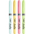 BIC Highlighter Grip Pastel markeerstift 4 stuk(s) Beitelvormige punt Blauw, Groen, Roze, Geel