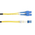 Black Box FOSM-LSZH-001M-SCLC InfiniBand/fibre optic cable 1 m SC LC OS2 Geel