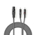 Nedis COTH15220GY15 audio kábel 1,5 M XLR (3-pin) 2 x RCA Szürke