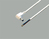 BKL Electronic 072091 kabel zasilające Biały 2 m IEC Type A (5.5 mm, 2.5 mm)