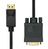 ProXtend DisplayPort Cable 1.2 to VGA 2M VGA (D-Sub) Fekete