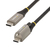 StarTech.com 1m Vergrendelbare USB-C Kabel met Topschroef, 10Gbps, USB 3.2 Gen 2 Type-C Kabel, 100W (5A) Power Delivery Charging, DP Alt Mode, Single Screw Lock, USB-C Charge/Sy...