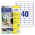 Avery LR3657-10 étiquette à imprimer Blanc Imprimante d'étiquette adhésive