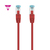 Nanocable Cable de Red Cat.7 600MHZ LSZH SFTP PIMF AWG26, Rojo, 50 cm