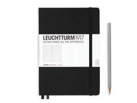 Notizbuch Leuchtturm Edition120 medium liniert Schwarz 145x210mm Hardcover