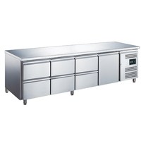 SARO Kühltisch mit 1 Tür und 3x 2er Schubladenset, Modell EGN 4160 TN -