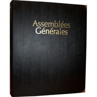 LOT de 13 Registres Assemblées Générales avec Recharge 100 feuillets foliotés