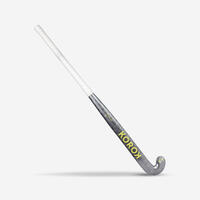 Adult Advanced 95% Carbon Extra Low Bow Field Hockey Stick Fh995 - Grey/yellow - 36.5"