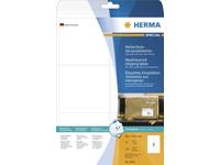HERMA Adressetiketten A4 weiß 99,1x93,1 mm Folie 150 St.