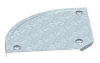 Deckel Bogen 90° mit Drehriegeln, für RB 90 150 B150mm Stahl bandverzinkt Zink/Aluminium, Double Dip
