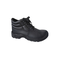 Tuf Black Leather Chukka Boots S1P - Size SIX/39