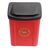 Apollo Dog Waste Bin - 25 Litre Capacity - Red