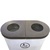 Popular Twin Litter Bin - 140 Litre - Stone Effect - Sapphire - Grey