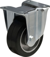 Produkt Bild von Stahl Bockrolle mit Rad aus Gummi ,Traglast 180 Kg