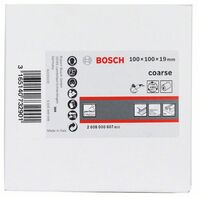 Bosch 2608000607 Vliesschleifwalze für Satinierer, 19 mm, grob, 100 mm