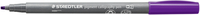 STAEDTLER Fasermaler 2mm 375-6 violett, Kalligraphiespitze