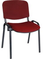 Conference Fabric Stackable Chair Burgundy - 1500BU -