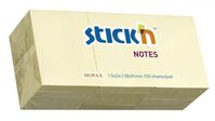 ValueX Stickn Notes 38x51mm 100 Sheets Pastel Yellow (Pack 12)