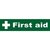 Stewart Superior First Aid Sign Pvc 19 x 4.5cm