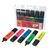 ValueX Flat Barrel Highlighter Pen Chisel Tip 1-5mm Line Assorted Colour(Pack 6)