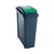 VFM Recycling Bin With Lid 25 Litre Green (Dimensions: W190 x D510 x H400mm) 384