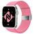 NALIA Fabric Bracelet Braided Smart Watch Strap compatible with Apple Watch Strap Ultra/SE & Series 8/7/6/5/4/3/2/1, 42mm 44mm 45mm 49mm, iWatch Band Wrist Strap, Men & Women Pink
