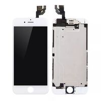 LCD for iPhone 6 plus White LCD Assembly with digitizer and Frame Copy LCD Highest grade - AUO Quality - Full Assembly Including smallMobile Phone Displays