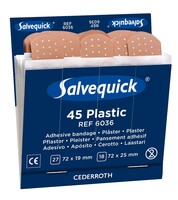 Salvequick Pleisterpakket 1ds=6 Stuks . 6036 6036