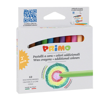 Pastelli a Cera Primo Morocolor - 9 mm - 0502PC12AD (Assortiti Conf. 12)