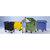 Contenedor de basura de plástico, DIN EN 840, capacidad 1100 l, H x A x P 1360 x 1465 x 1100 mm, tapa corredera, seguro para niños, verde, a partir de 5 unid..
