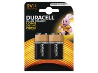 Duracell Plus 9V 2 Pack