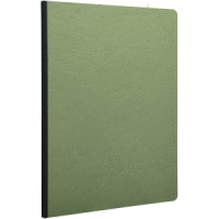 Notizbuch A5 AgeBag Leinenoptik blanko 96 Blatt grün
