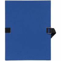 Dokumentenmappe A4 120mm mit dehnbarem Rücken dunkelblau
