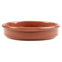 Nisbets Terracotta Tapas Dish Earthenware Oven Safe - 128mm - Pack of 24