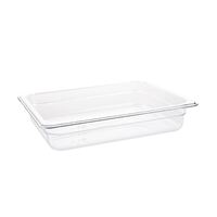 Vogue 1/2 Gastronorm Container Made of Clear Polycarbonate - 3.8L