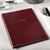 Olympia PVC A4 Menu Holder in Burgundy with Inbuilt Slip Pocket Show Two Pages