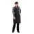 Chef Works Urban Portland Bib Apron in Brown Cotton with Pockets - One Size