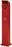Abfall-Ascher-Kombination - Rot, 115 x 18 x 15 cm, Stahlblech, Für außen, 5 l
