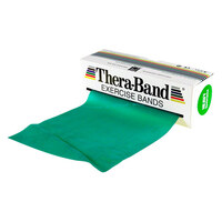 Thera Band ORIGINAL Übungsband Fitnessband Physioband 5,5 m, stark, GRÜN, grün