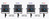 SWIT ELECTRONICS PL-E60D - Tragbare Bi-Color SMD LED Panel Leuchte mit DMX-Steuerung (60 Watt | 1.500 Lux | 2.700 - 6.500 K | CRI 98 | incl. Tasche) - in schwarz