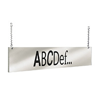 BANDEAU AÉRIEN l 1000 x H 200 mm fixation par chaî