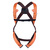 Imbracatura HAR12 - due punti di ancoraggio - taglia S/M/L - arancio - Deltaplus