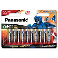 Panasonic 1.5V Alkáli AA ceruza elem Pro power (10db / csomag) (LR6PPG/10BW 6+4F PR)