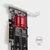 Axagon 2x M.2 NVMe bővítő kártya PCIe (PCEM2-ND)