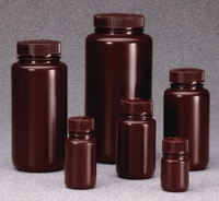 1000ml Wide-mouth bottle Nalgene" Economy HDPE with screw cap PP brown