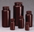 125ml Wide-mouth bottle Nalgene™ Economy HDPE with screw cap PP brown