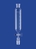 250ml Ampoule de coulée cylindrique Verre borosilicaté 3.3